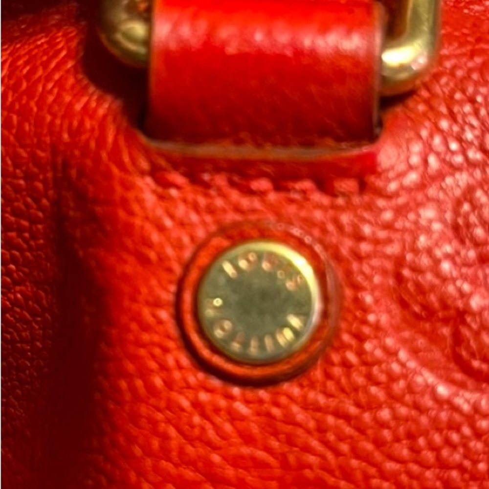 Louis Vuitton EUC COA* Speedy Bandouliere Empriente Cherry - Picture 5 of 17